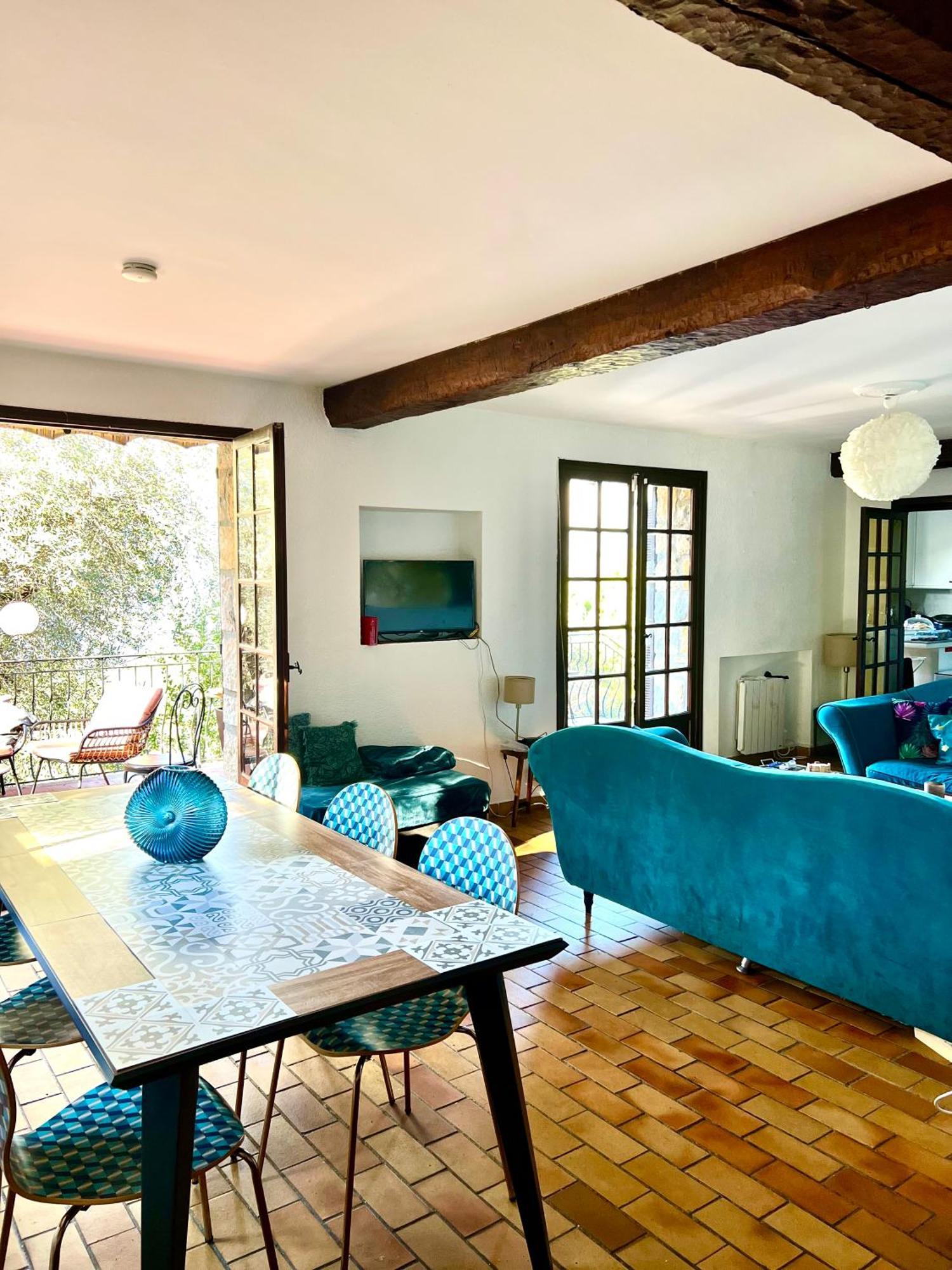 Entre Nice Et Monaco Grande Villa Avec Piscine Privee 12 Personnes Drap Exterior foto
